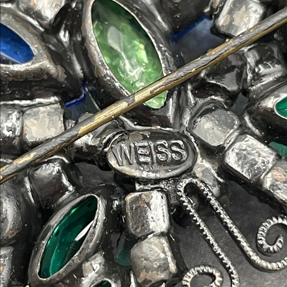 Weiss butterfly brooch vintage - Picture 5 of 6